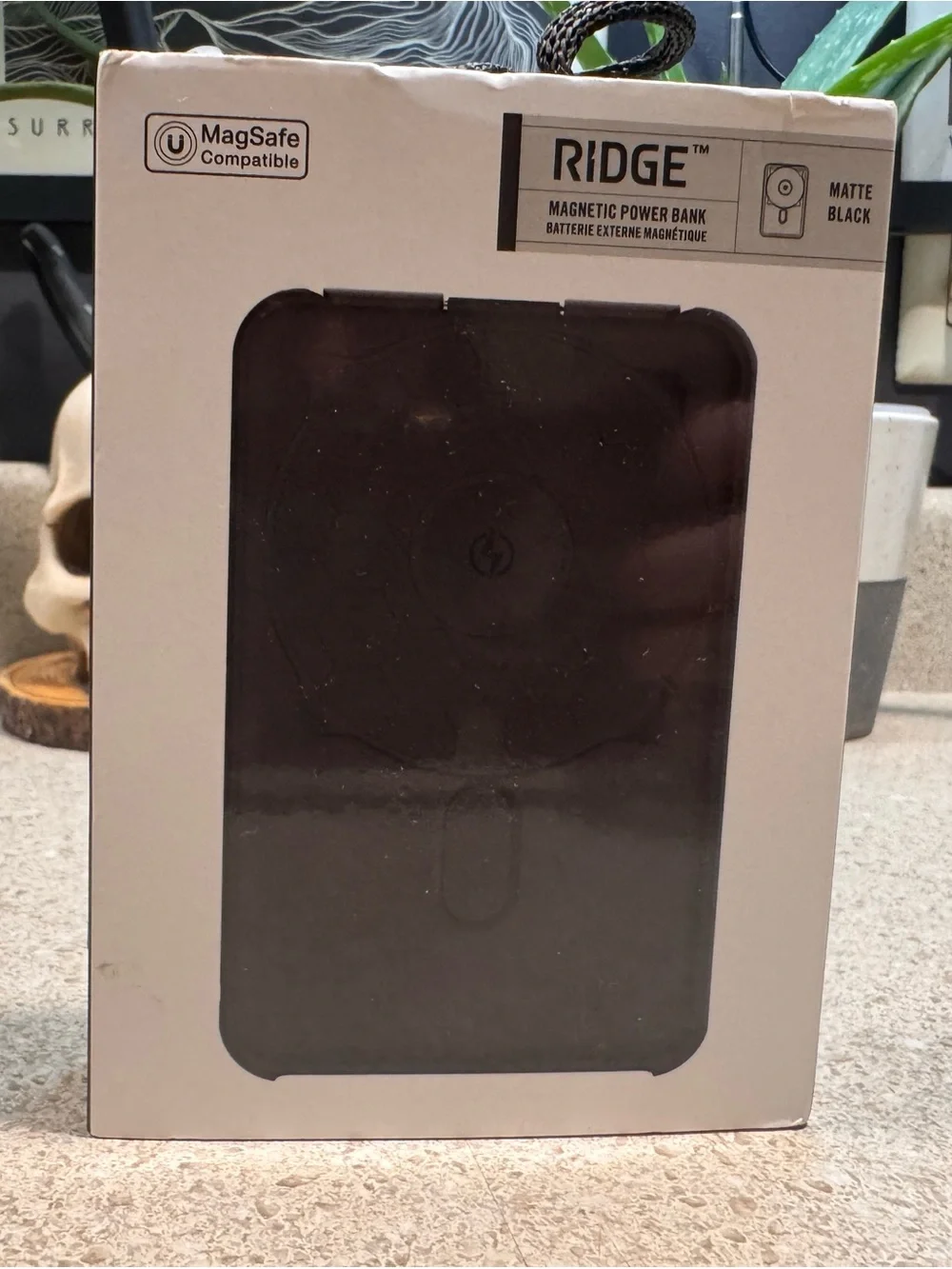 RIDGE POWER BANK • MAGSAFE ‘MATTE BLACK’